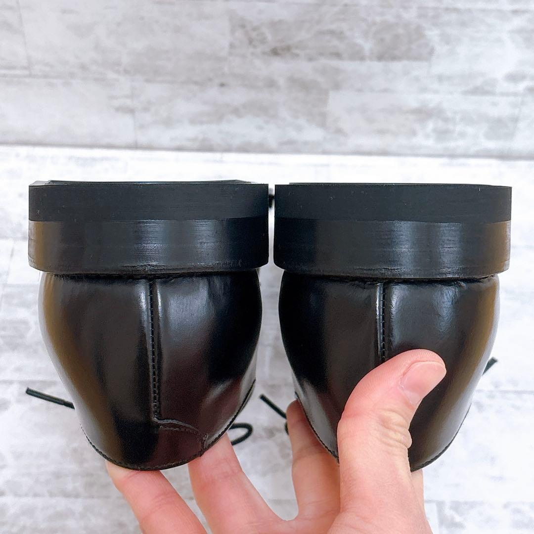 極美品✨ REGAL V081 外羽根 プレーントゥ 黒 25.5cm EE