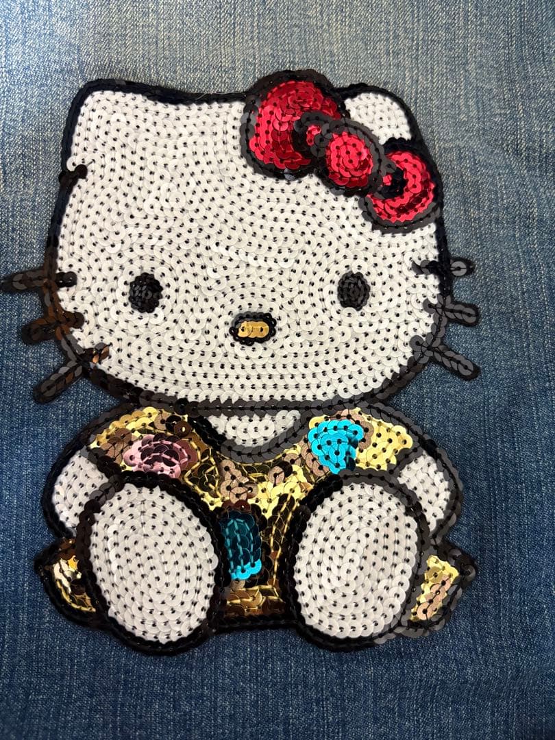 Nina mew × Hello Kitty デニムジャケット ボア付