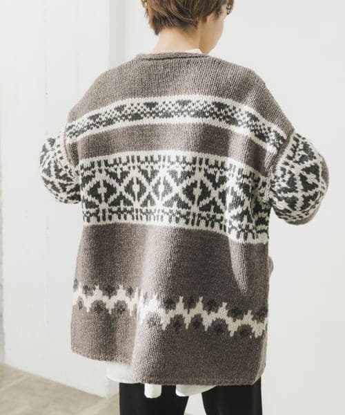 ☆URBAN☆RESEARCHハンドニットカウチンカーディガン