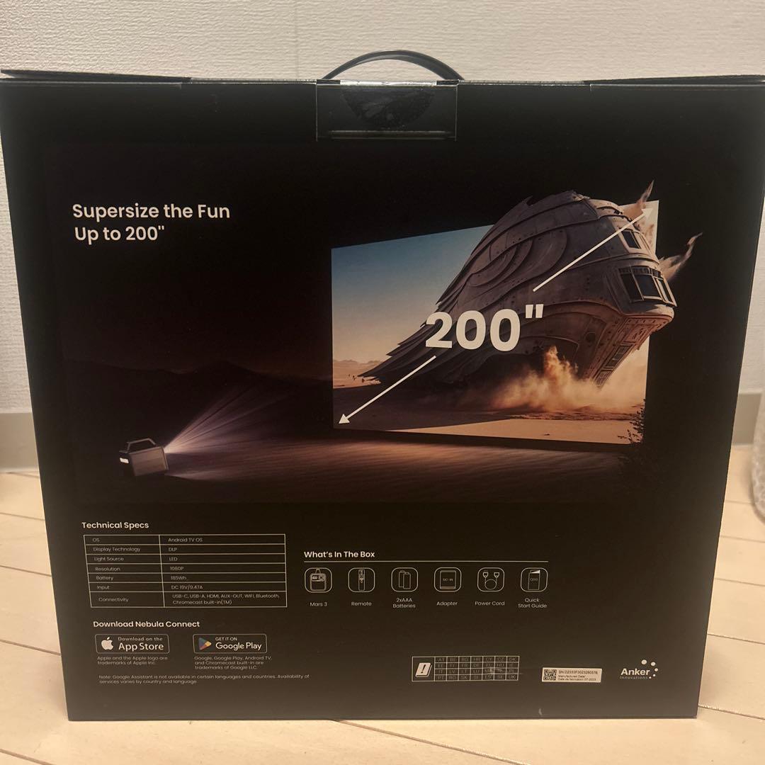 Anker Nebula Mars 3 プロジェクター本体