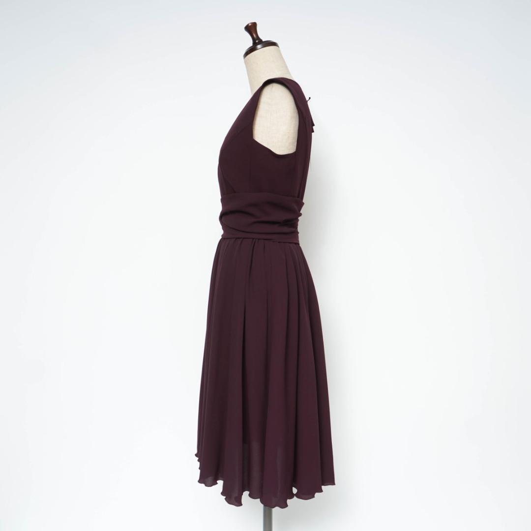 新品 フォクシーニューヨーク オケージョンドレス パープル系サイズ40*YC59