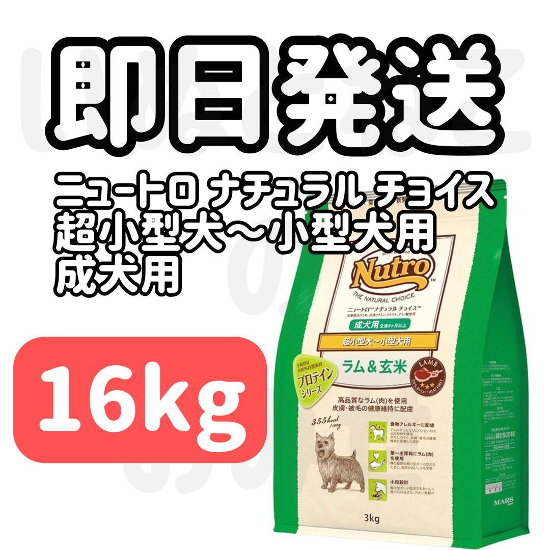 【16kg】ニュートロ ナチュラルチョイス ラム&玄米 超小型犬～小型犬用