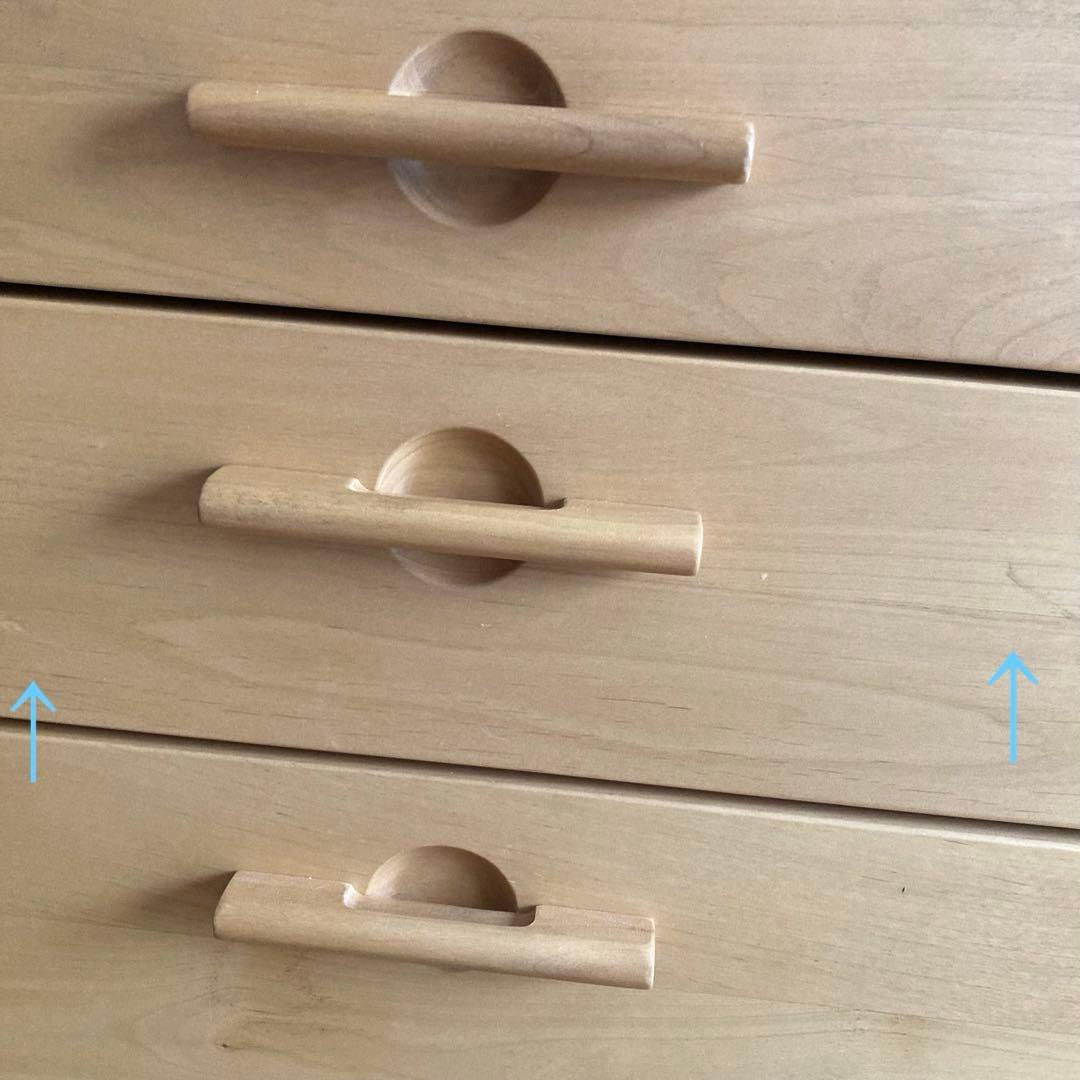 【イトーキ】学習机　袖机 レベルアップサイドワゴン ライトブラウン　可動式天板