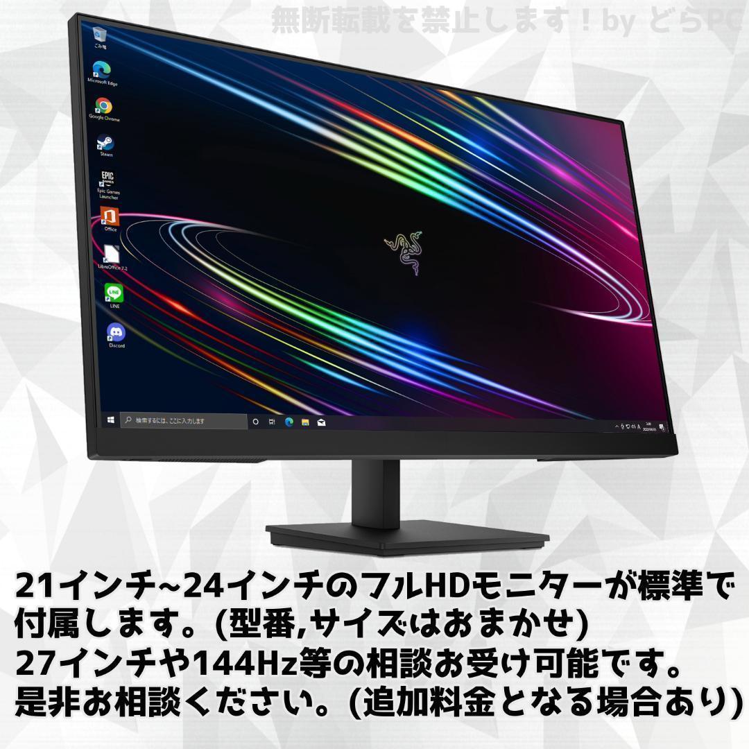 【SSSランク】RTX4060搭載ゲーミングPCフルセット✨新品ケース✨⑧