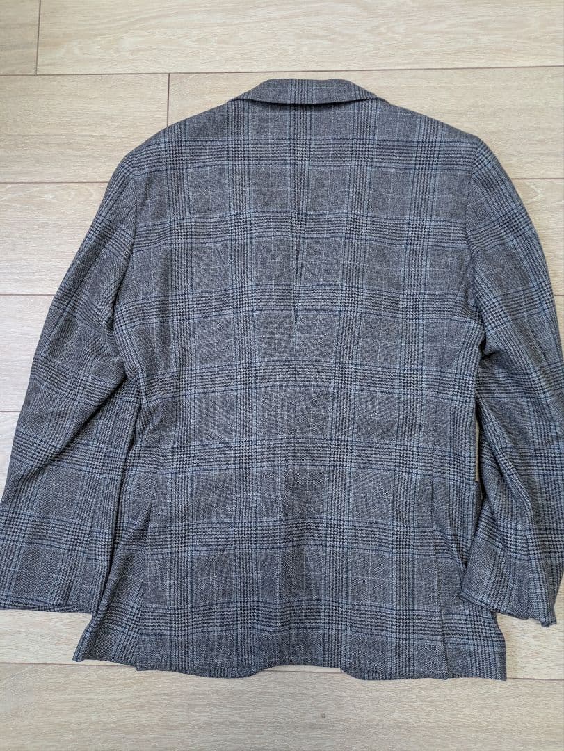 麻布テーラー　R&BLUES グレー チェック柄 ジャケット
