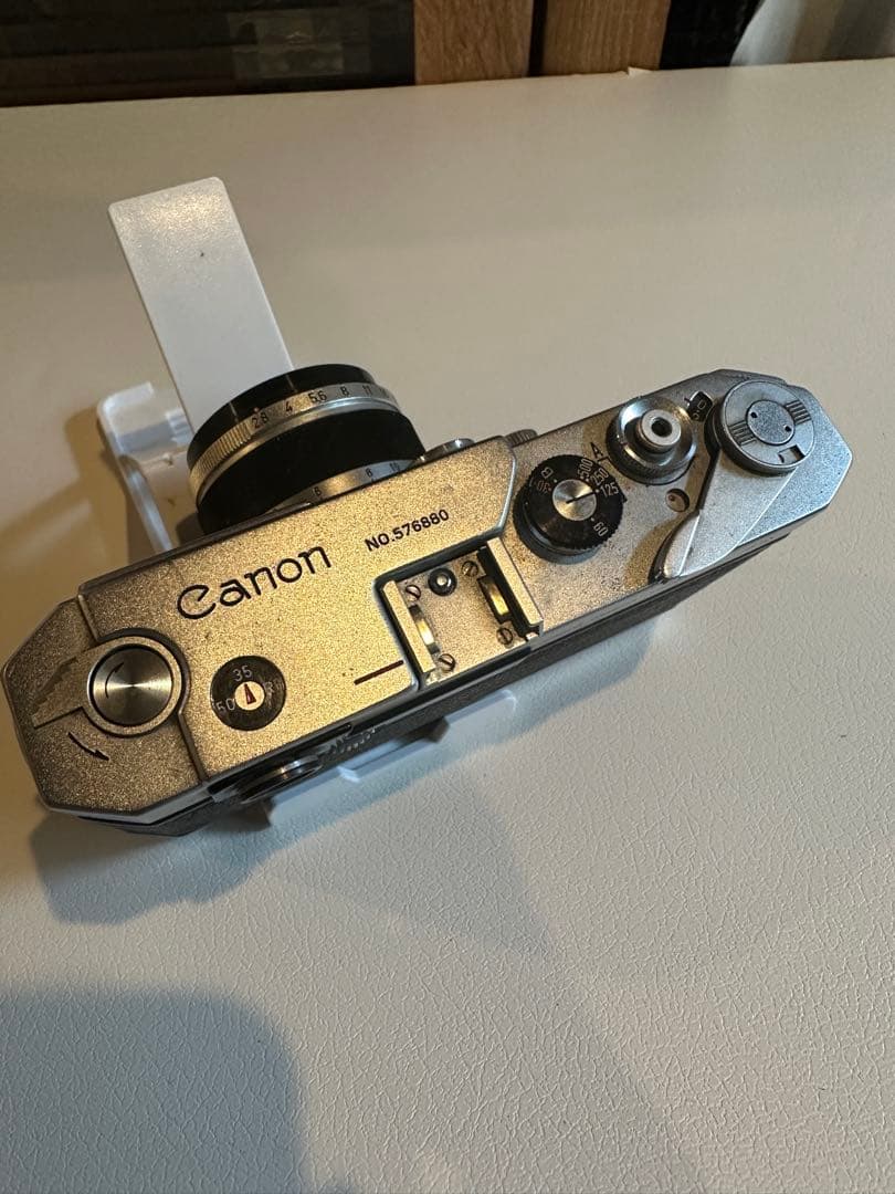 【ジャンク】Canon フィルムカメラ （L系列）No. 578680オマケ付き