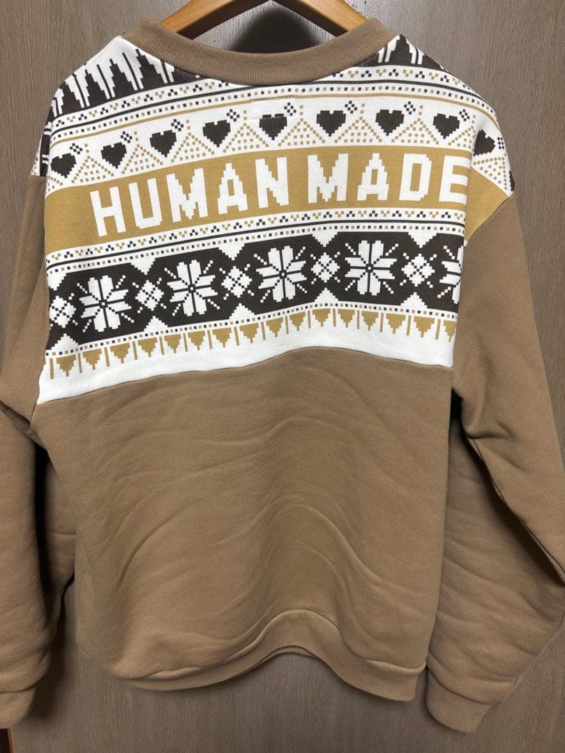 美中古 HUMANMADE FLAKES SWEAT shirt XL