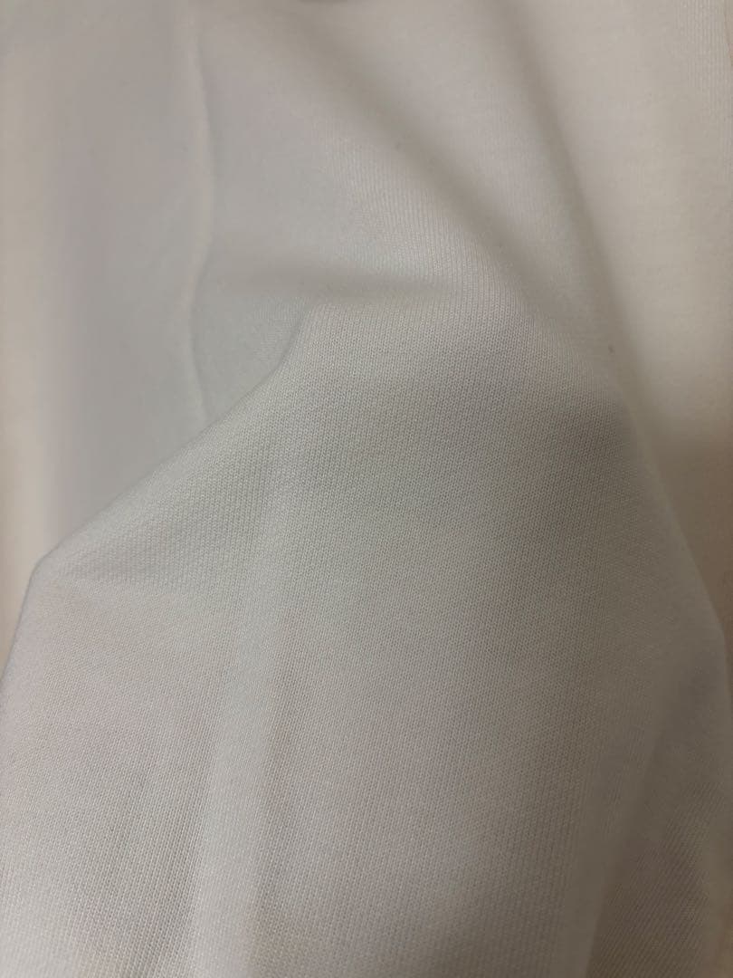 【新品タグ付き】ドロストドッキング裏毛ワンピース アダムエロペ 白ワンピース