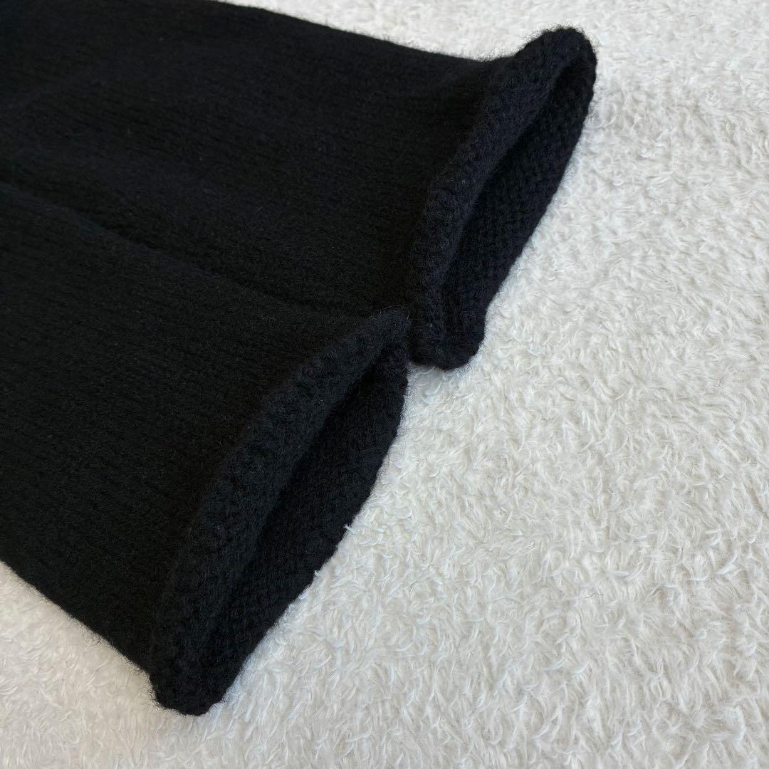 美品 ランフランセダンタン Degas ドガ 黒 ニット カーディガン 日本製