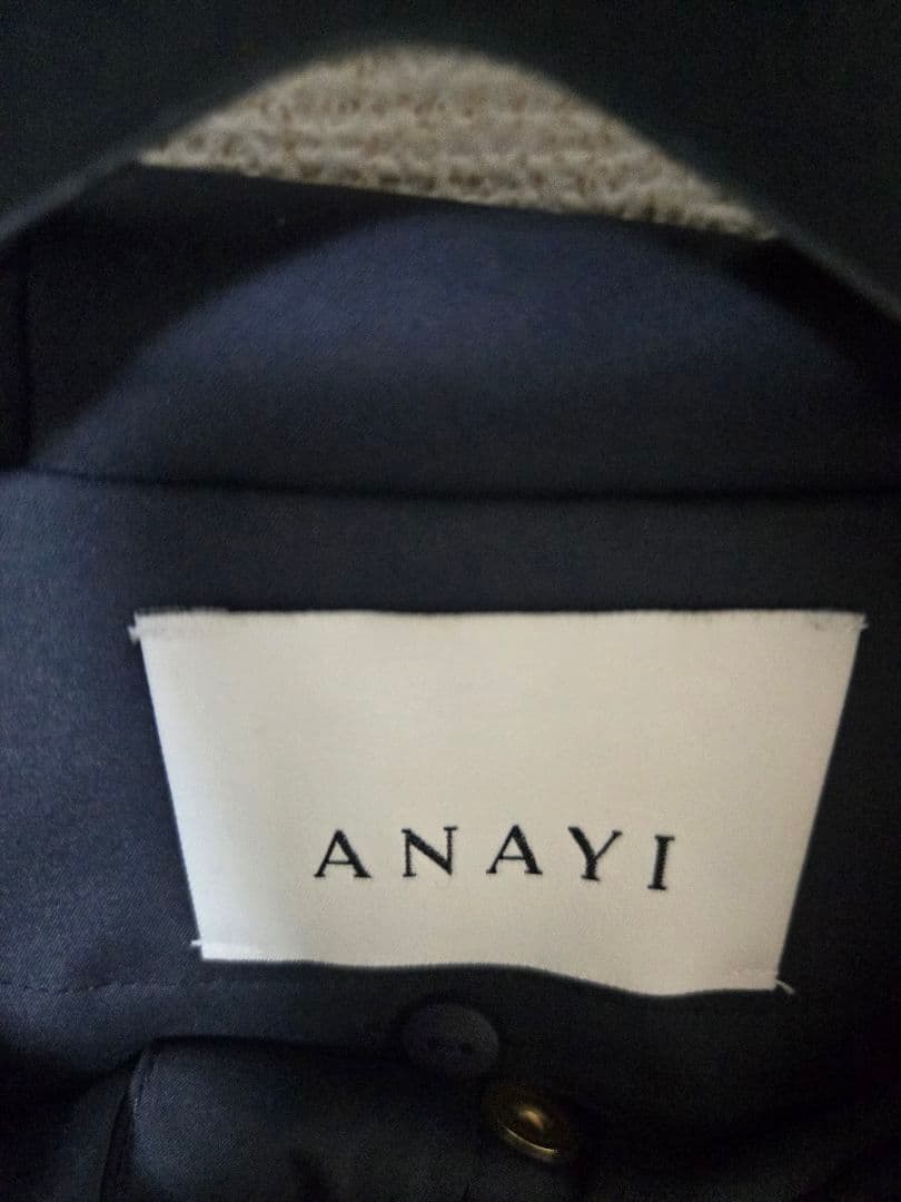 【美品】ANAYI ブライトツイルライナー付きモッズコート