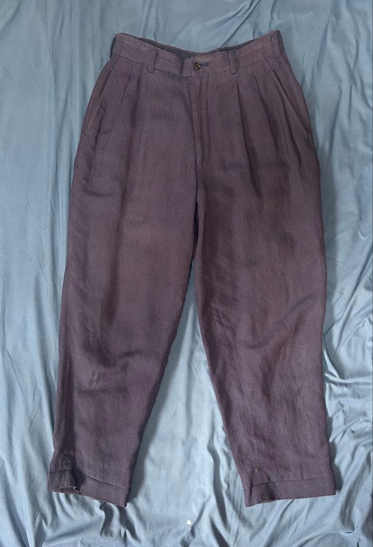 90’sCOMMEdesGARCONSHOMMEPLUS2tuck slacks