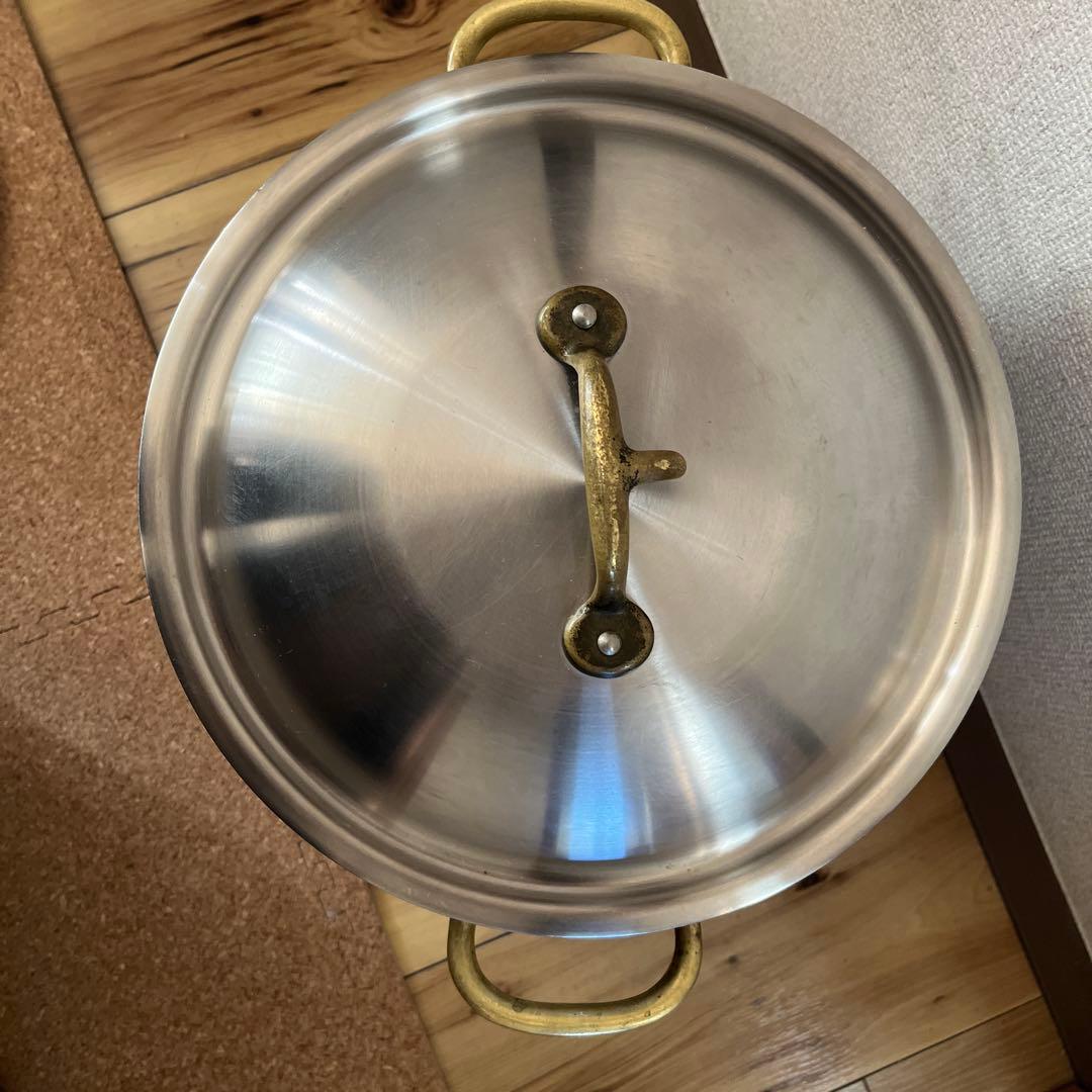 中尾アルミ製作所KINGDENJ 寸胴鍋　セット　20ℓ 15ℓ IH ガス