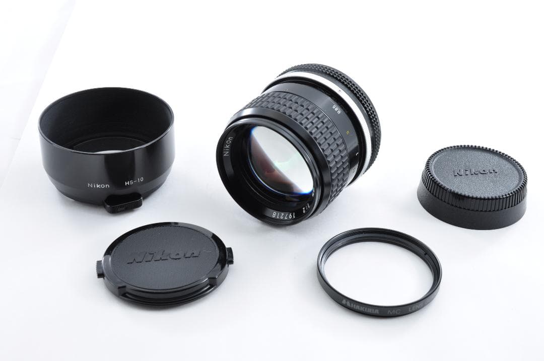 美品 試写写真有り Nikon Ai NIKKOR 85mm F/2 レンズ