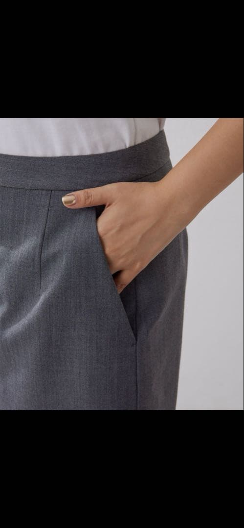 ウィムガゼット　ウールギャバミニスカート