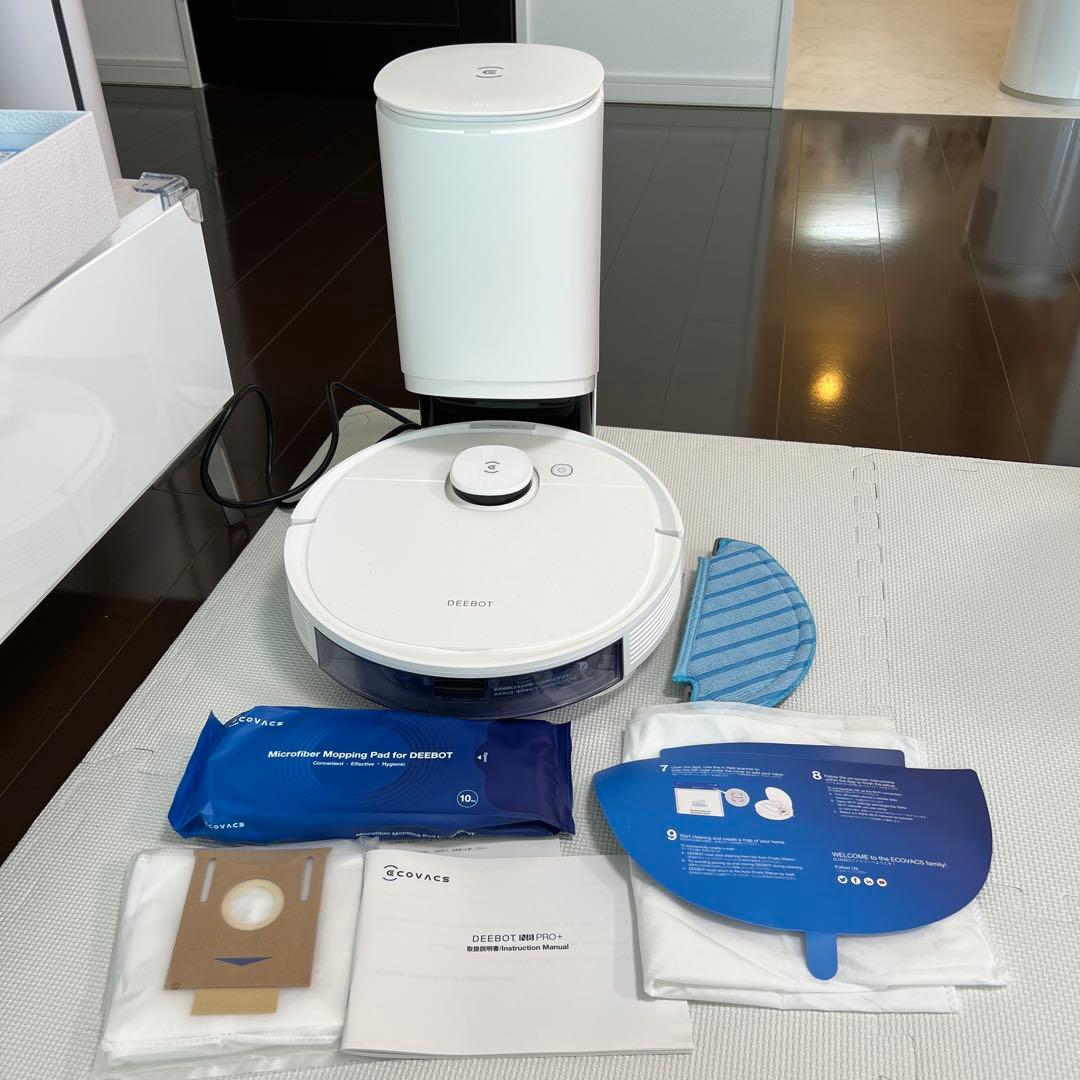 「美品」開封未使用、エコバックス DEEBOT N8 PRO+ ロボット掃除機