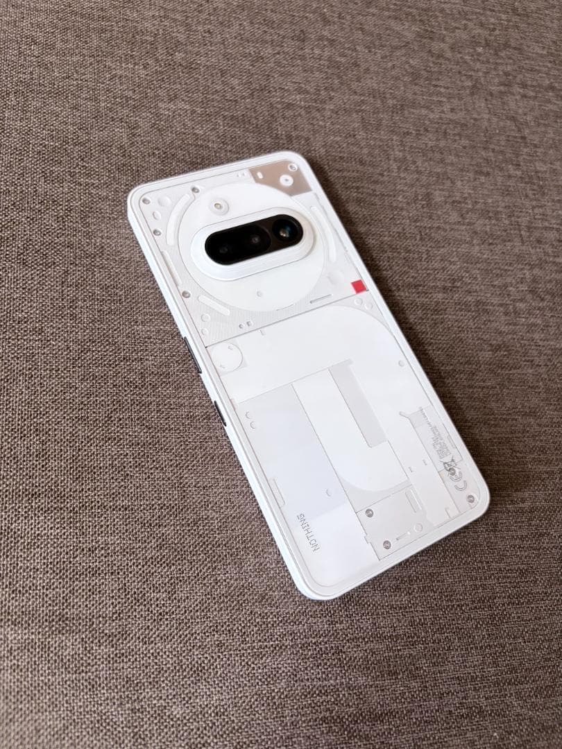 Nothing Phone 3a 8+128GB SIMフリー・ホワイト・美品