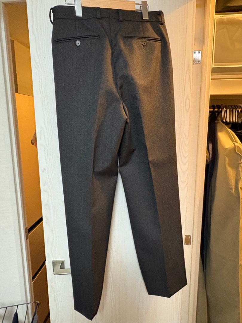 スーツ AURALEE BLUEFACED WOOL DOBBY SLACKS