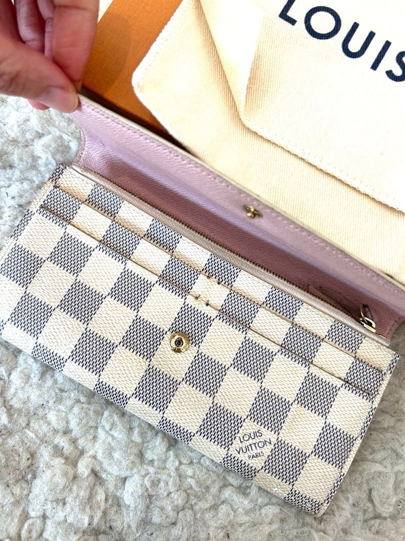 LOUIS VUITTON ダミエ・アズール 長財布