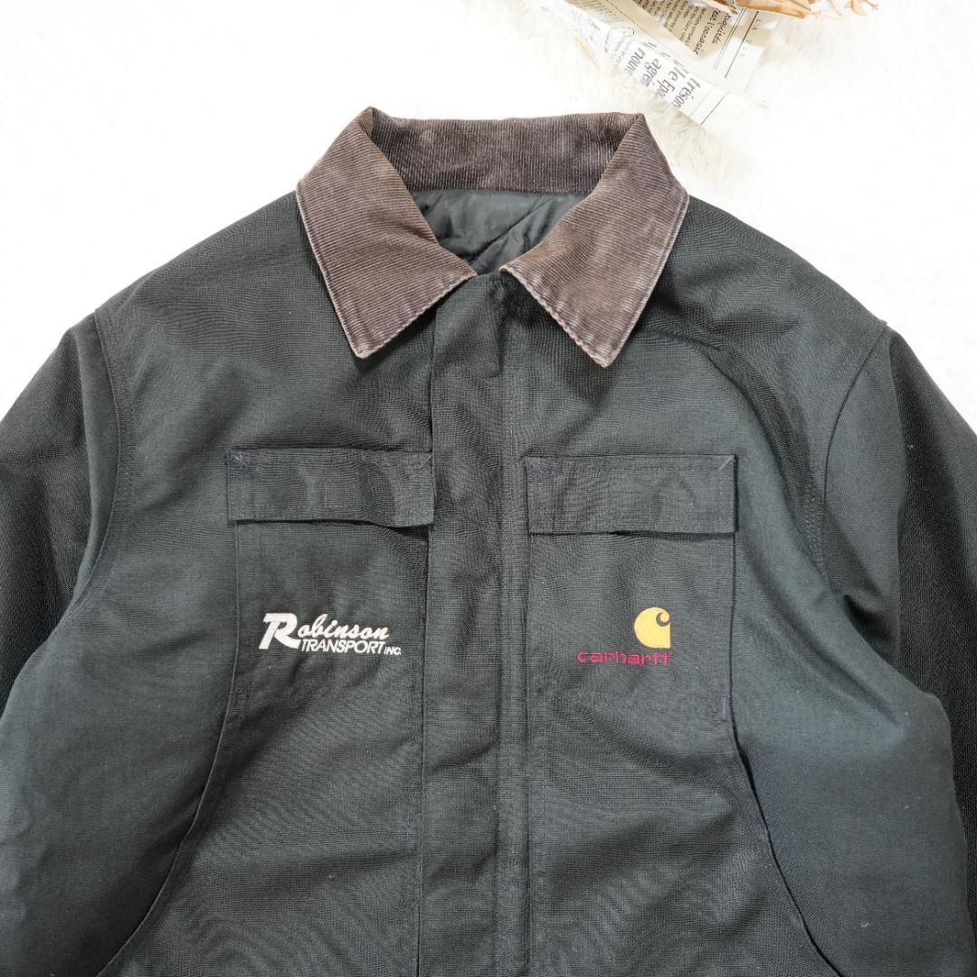 【美品】Carhartt　カーハート　企業刺繡トラディショナルジャケット　L相当