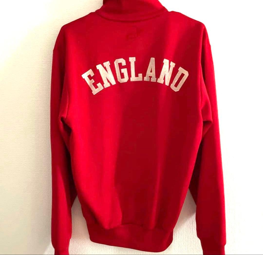 美品‼️adidas 希少❗️イングランド⭐️ジャージ オシャレなレッド✨