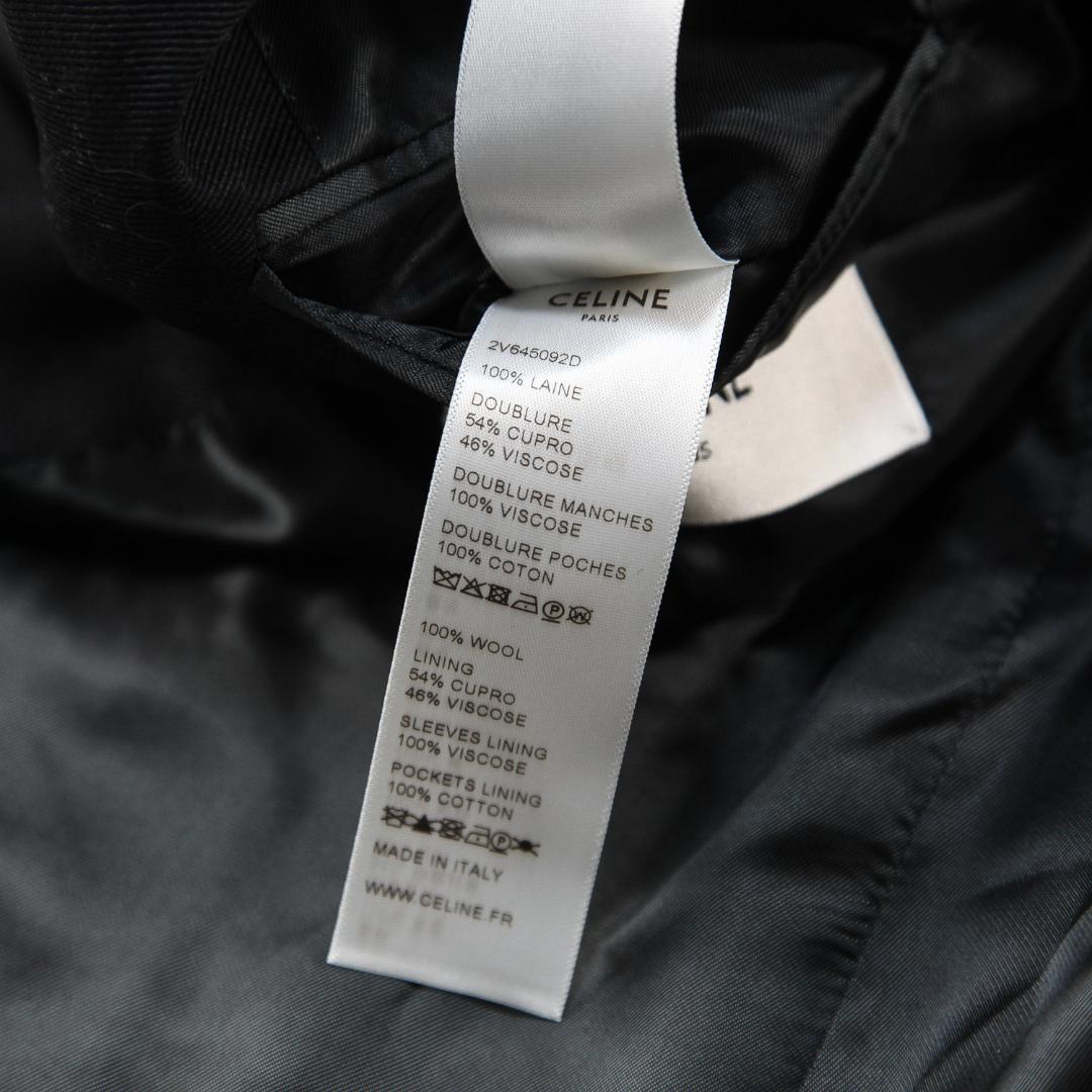 極美品 CELINE 21AW ダブルブレステッドジャケット ウールギャバジン