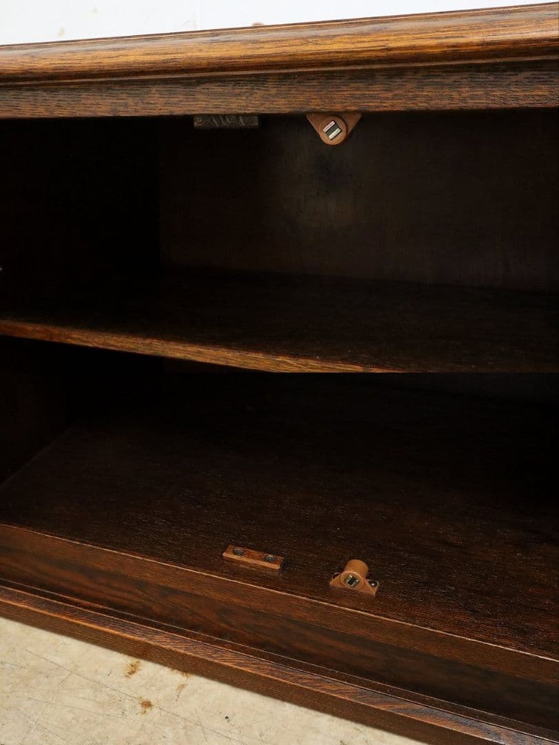 高級 三越家具【ブルージュ】オーク材 サイドボード・キャビネット・飾り棚