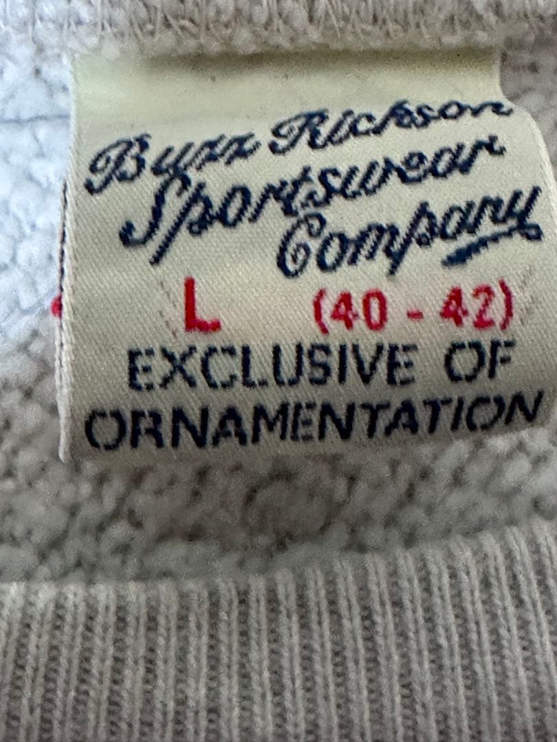 buzz rickson's beams USAFAスウェット グレー サイズL