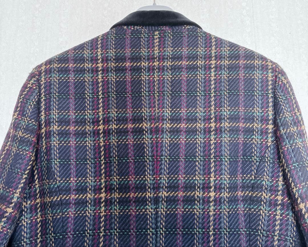 【美品】Burberrys ツイードジャケット ウールシルク 9 ヴィンテージ