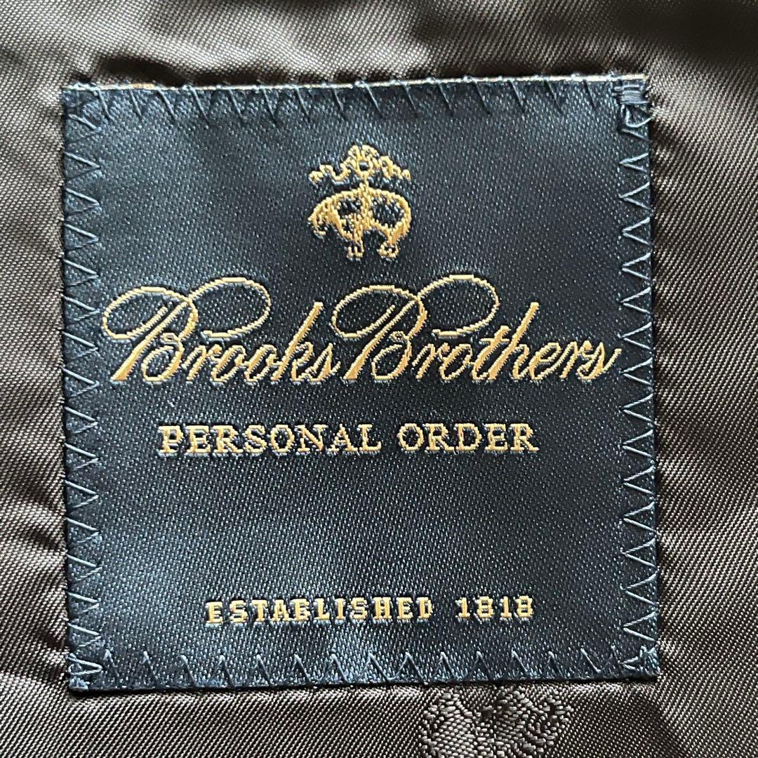 美品✨ブルックスブラザーズ 紺ブレザー ジャケット 段返り ガラス金釦