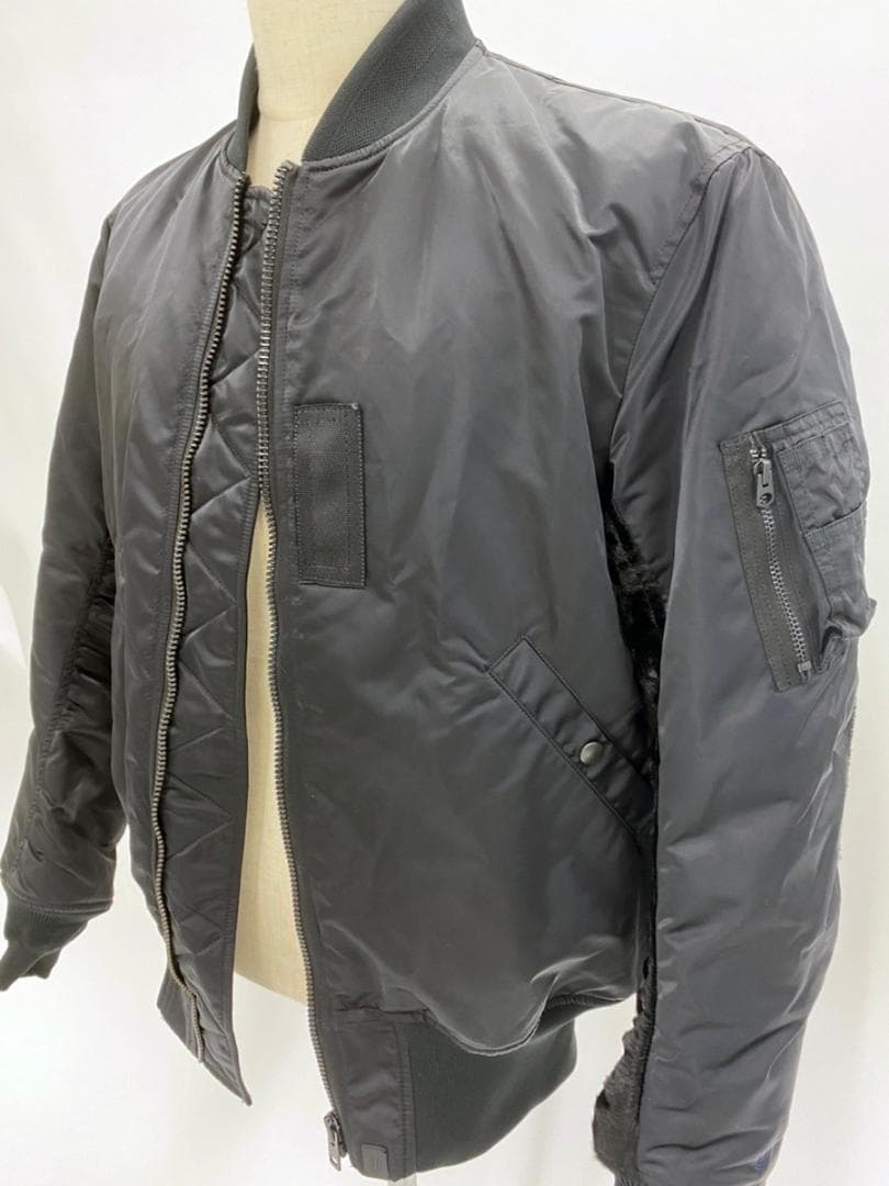 SEQUEL シークエル MA-1 2019 BLACK Lサイズ