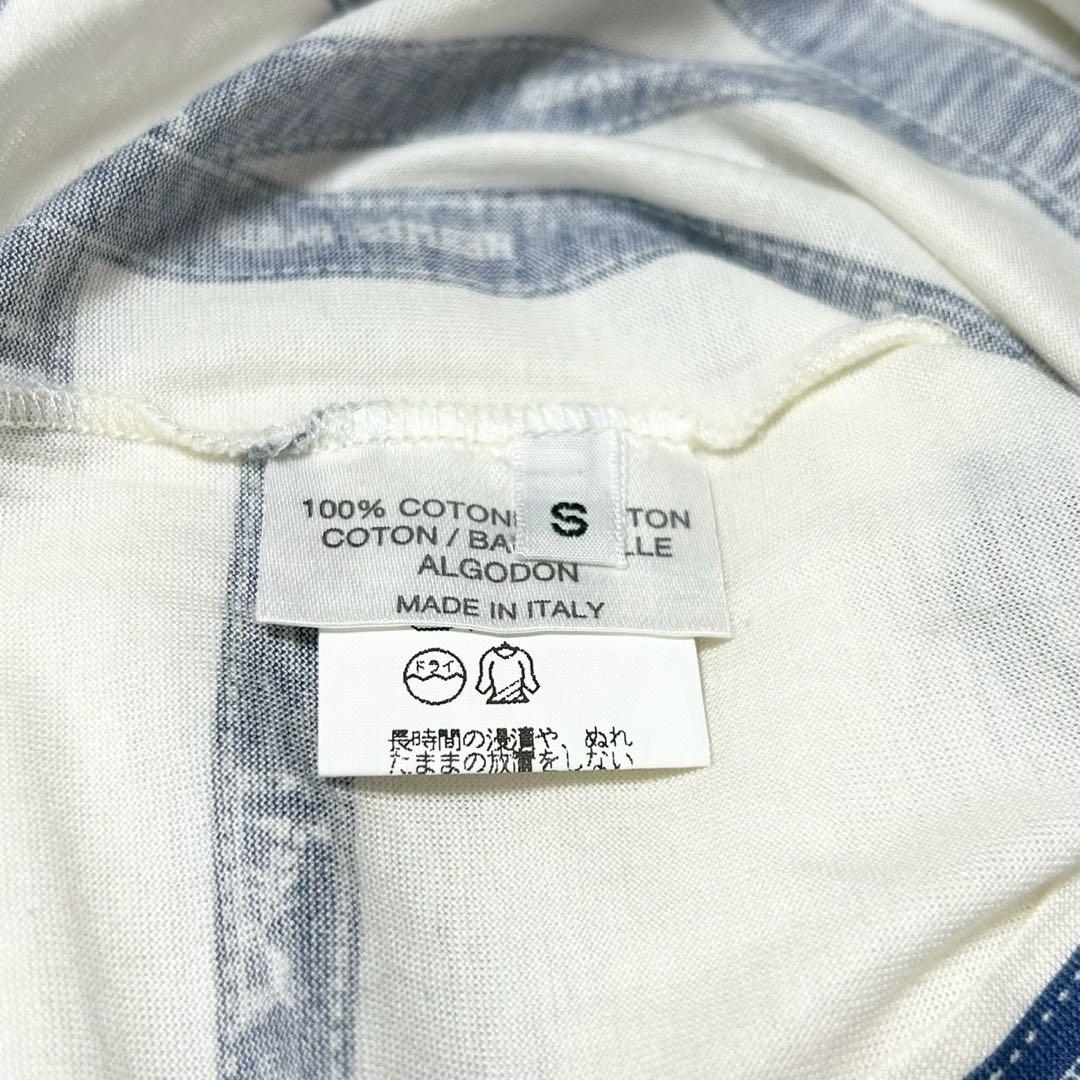 ★美品★エルメス　Tシャツ　マルジェラ期　ボルデュック　リボン　コットン　ロゴ