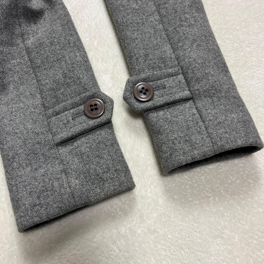 ●バーバリー ブルーレーベル アンゴラ　ウール カシミヤ ノバチェック コート