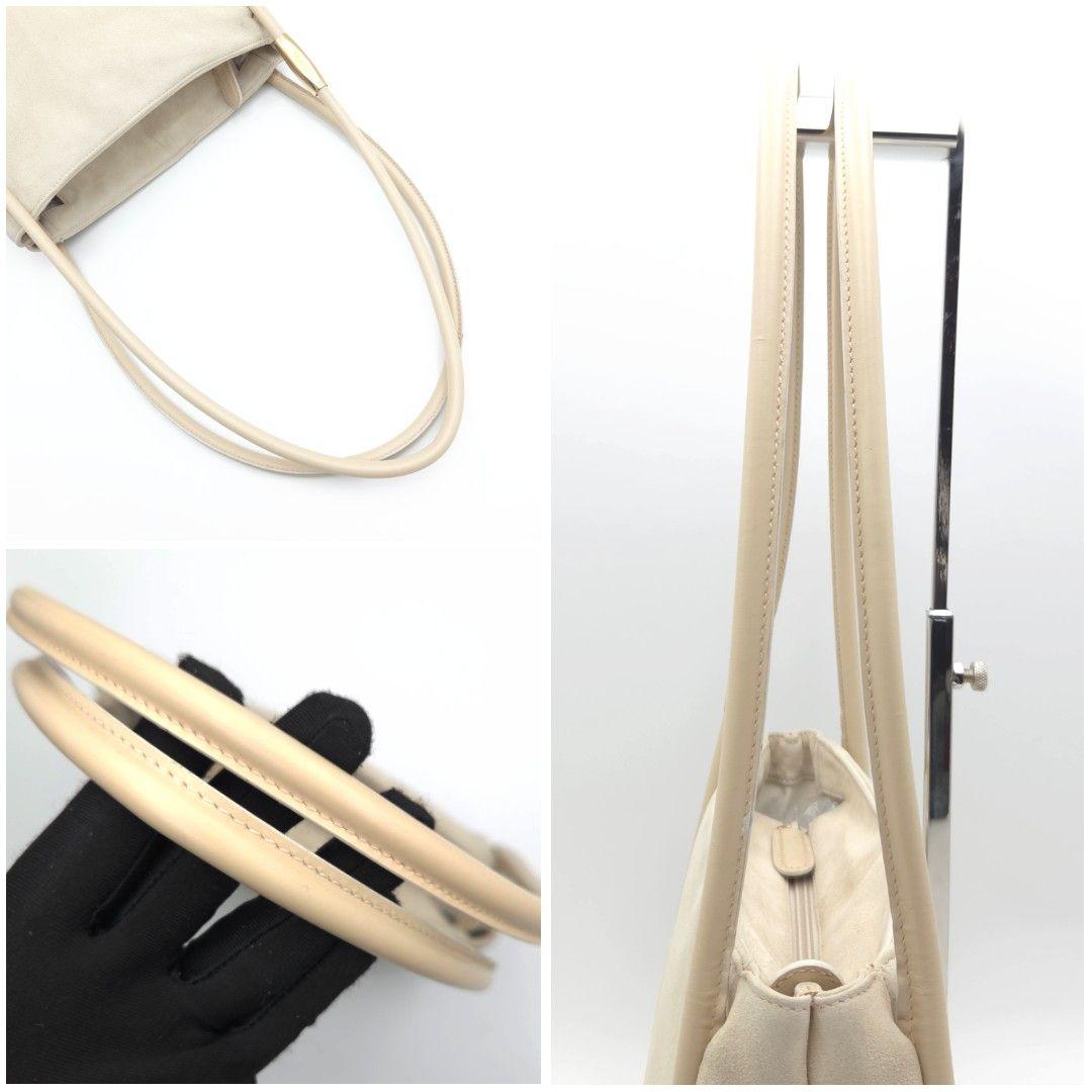 GUCCI✨ショルダーバッグ ハンドバッグ スウェード レザー ベージュ