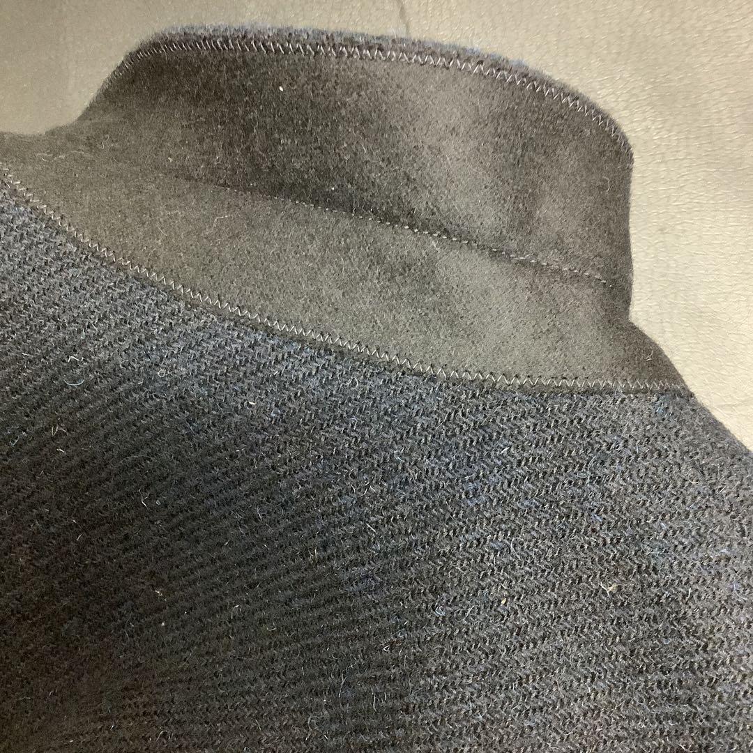 美品　マーガレットハウエル　ウール100% ジャケット　コート　ネイビー　L