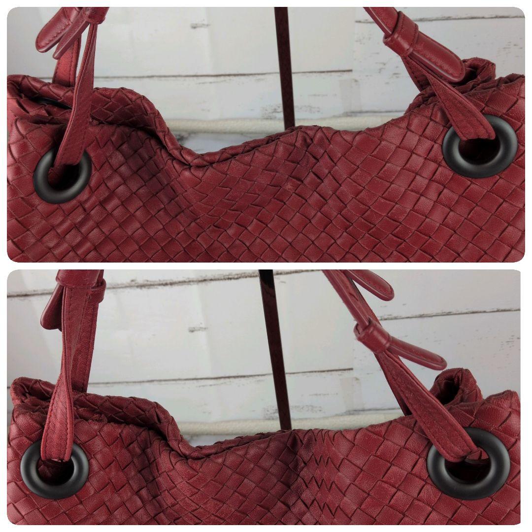 【人気】ボッテガヴェネタ☆ラージ　ガルダ イントレチャート ハンドバッグ