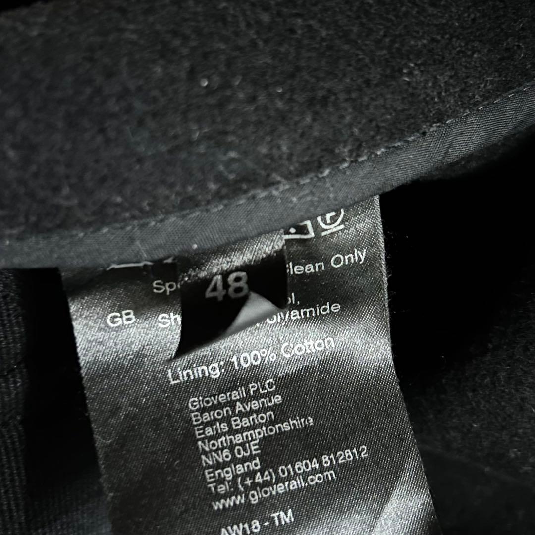 極美 イングランド製 gloverall ELIZA ダッフルコート ブラック