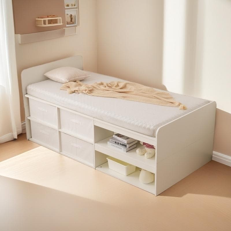 S ベッドフレーム シングル シングルベッド 高いベッドシングル荷重約200kg