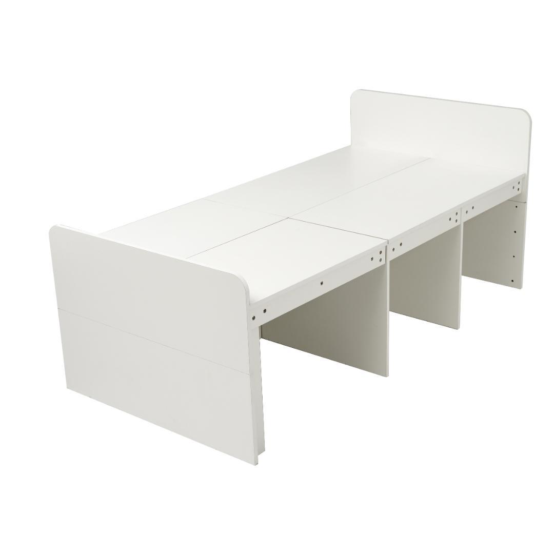 S ベッドフレーム シングル シングルベッド 高いベッドシングル荷重約200kg