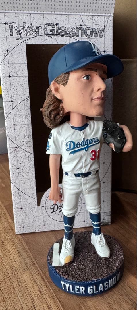 カーショーKershawグラスノーTyler Glaボブルヘッドセット