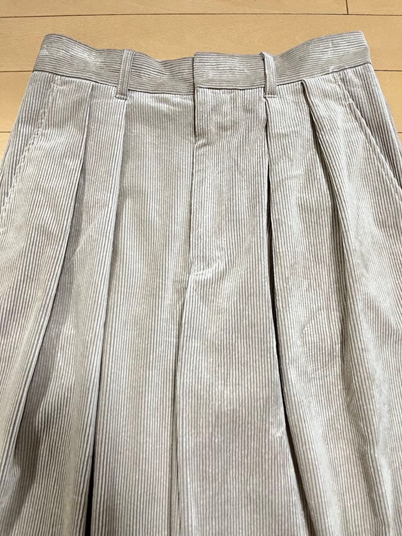 L’ESSAGE　ジャーナルスタンダード　ストレッチコーデュロイ　2タックパンツ