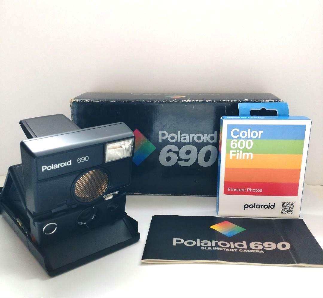 Polaroid 690 ポラロイド インスタントカメラ 動作確認済 フィルム入