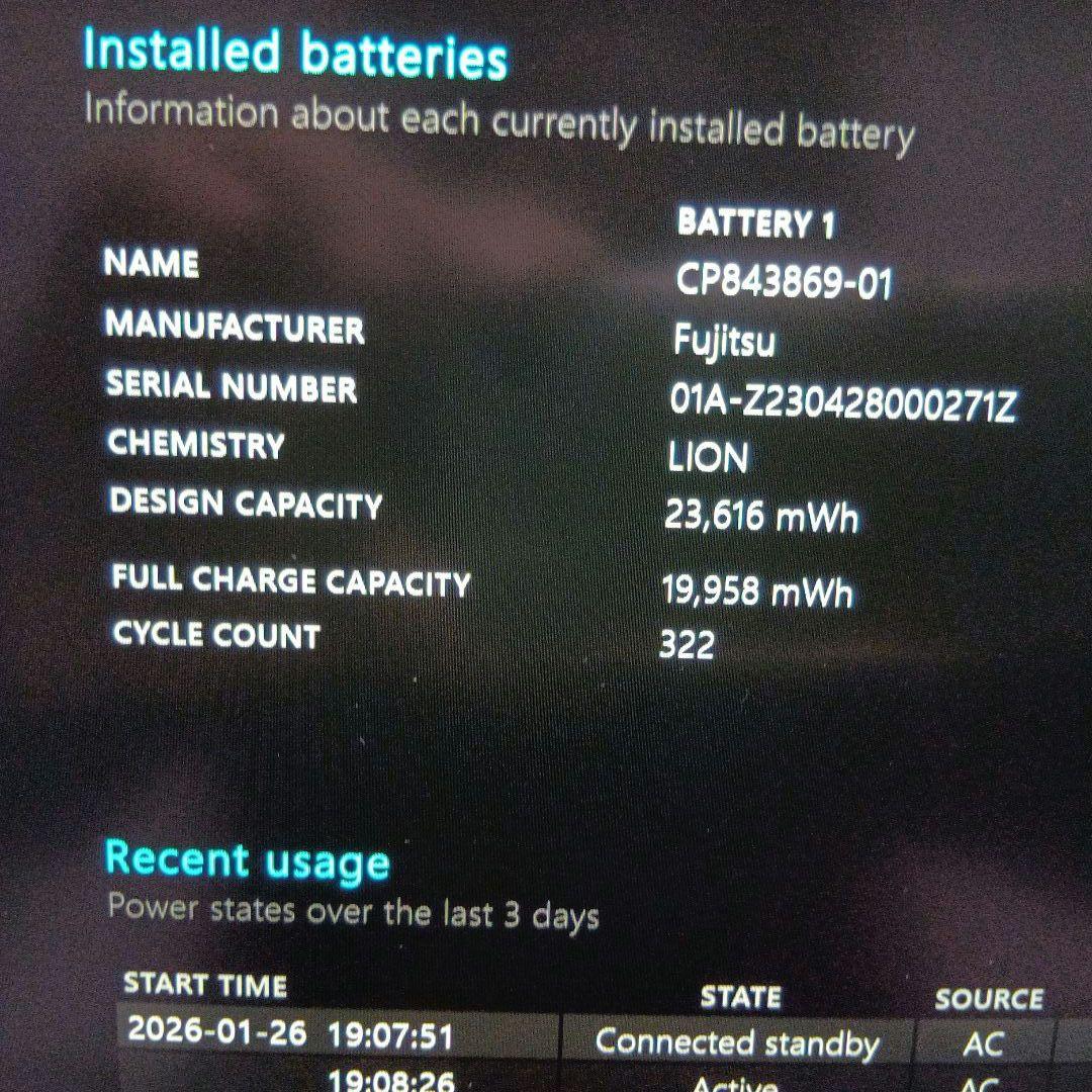 A⑧ 富士通　ＦＭＶＵ60081　U9313/M