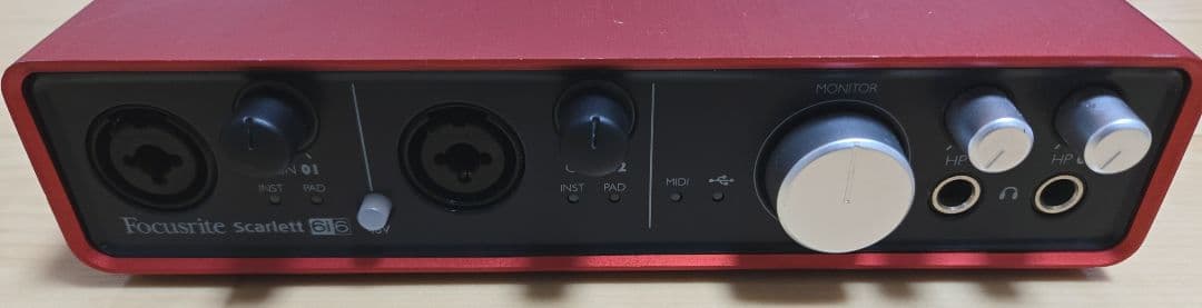 Focusrite Scarlett 6i6(オーディオインターフェース)