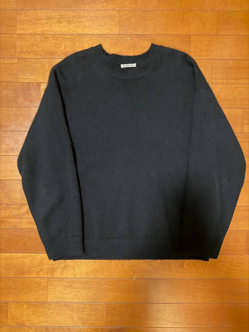 トップス auralee baby cashmere knit p/o
