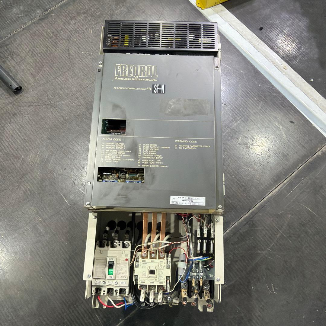 三菱電機　AC スピンドルドライブ FR-SF-2-26K -RC 動作保証