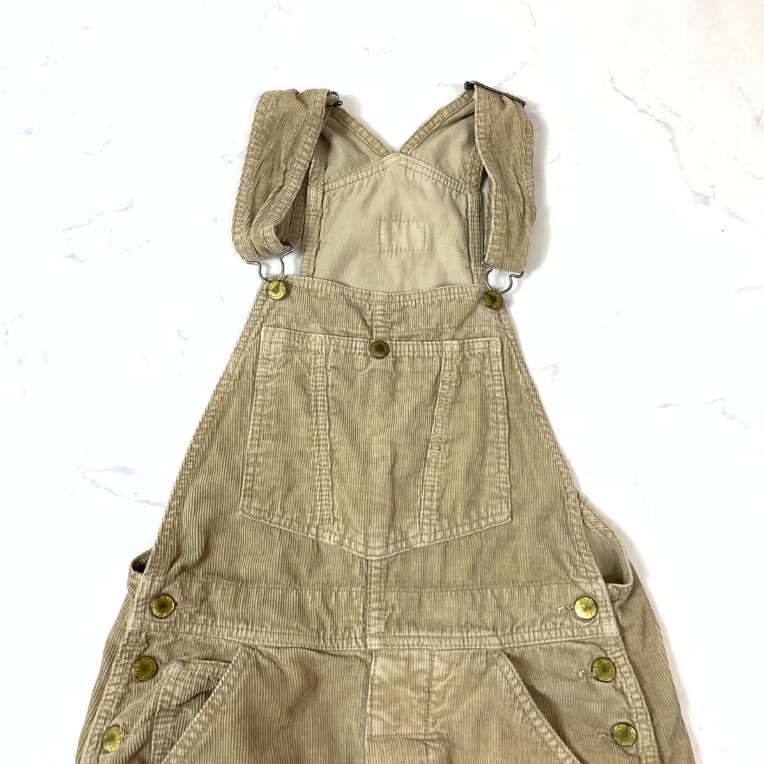 リーバイス オーバーオール コーデュロイ 綿 ベージュ M相当 C5099