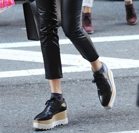 ステラマッカートニー エリス 厚底 プラットフォーム ブラック 23.5