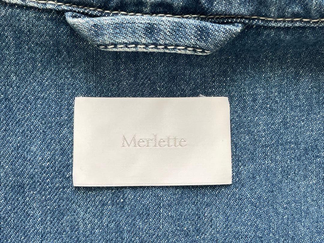 Merlette マーレット ロンハーマン デニムジャケット Gジャン