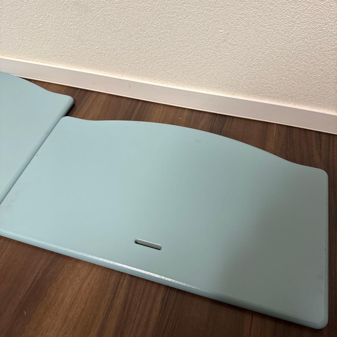 【美品】ストッケ トリップトラップ ベビーセット シリアル6 アクアブルー