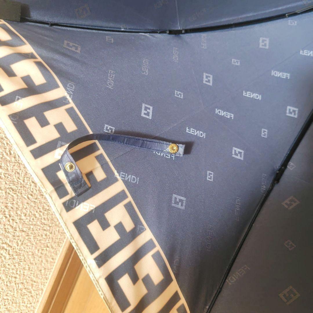 【未使用タグ付き】 FENDI フェンディ 折りたたみ傘 ズッカ柄 　タグ付き